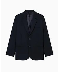 A|X Armani Exchange Men's Night Lab Single Breasted Wool Blazer