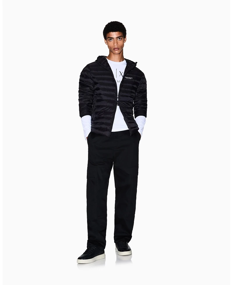A|X Armani Exchange Men's Milan Ny Down Packable Jacket