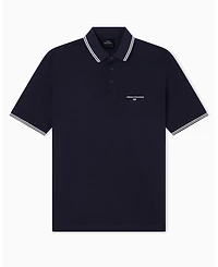 A|X Armani Exchange Men's Jersey With Collar Tipping Polo Shirt