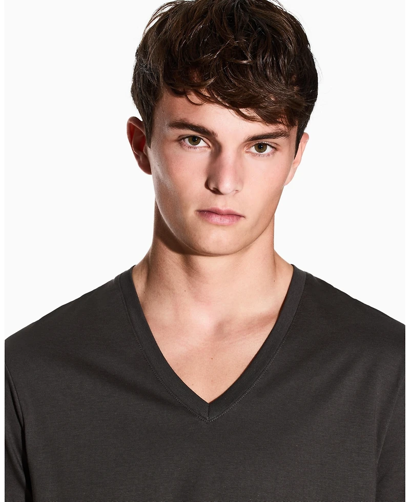 A|X Armani Exchange Men's Pima V-Neck T-Shirt