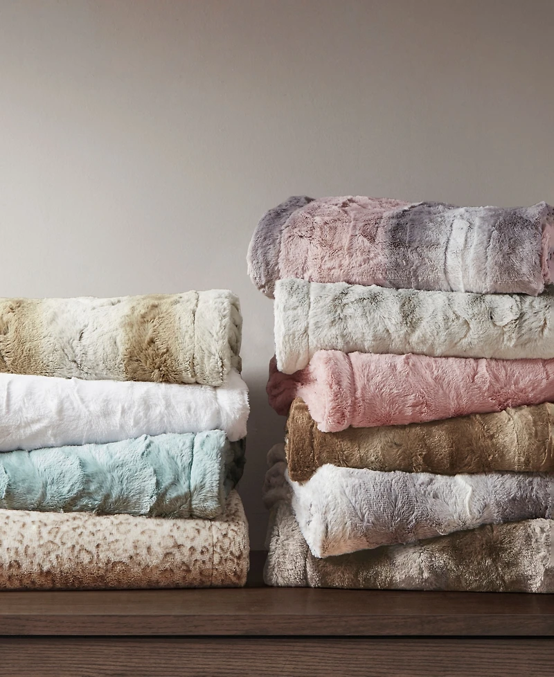 Madison Park Zuri Faux Fur Blanket