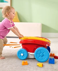 Mega Bloks First Builders Block Scooping Wagon, 21 Pieces
