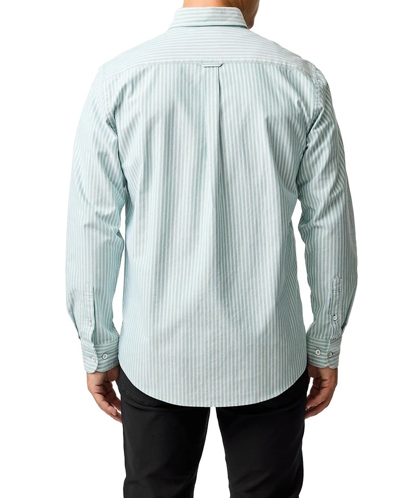 Rodd & Gunn Men's Oxford Stripe 4 Long Sleeve Shirt