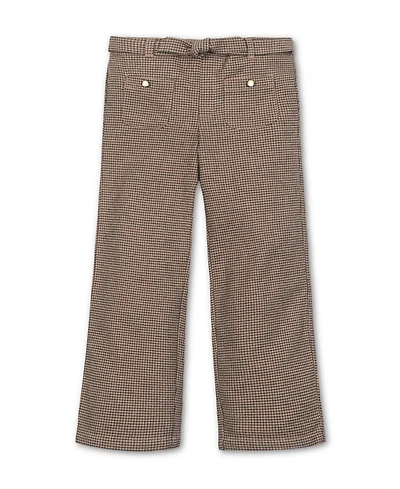 Hope & Henry Toddler Girls Organic Brushed Cotton Wide Leg Dress Pant