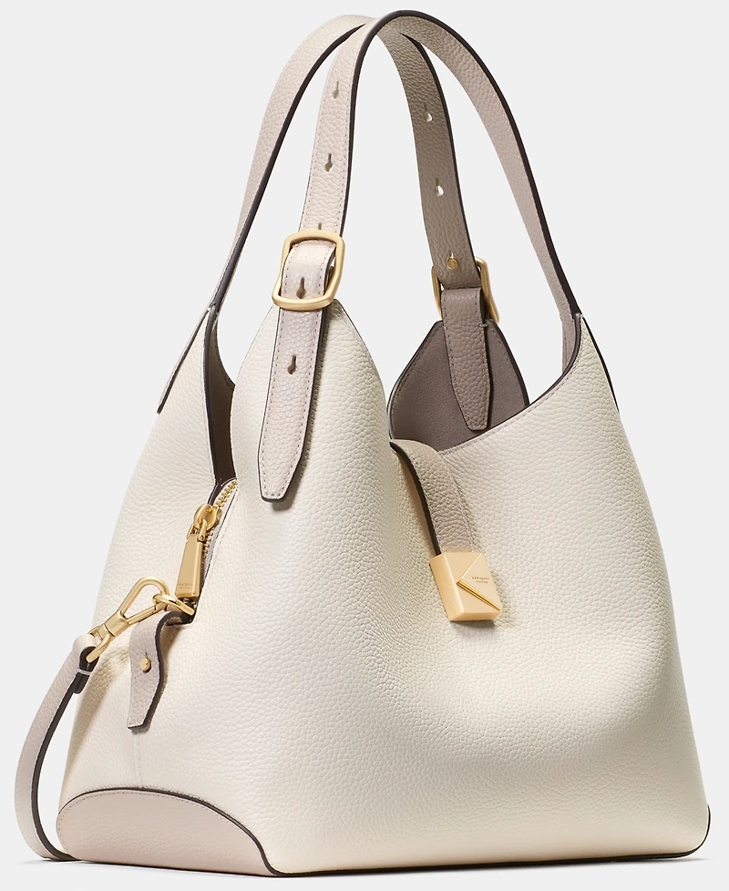 Kate Spade New York Deco Colorblocked Pebbled Leather Tote Bag