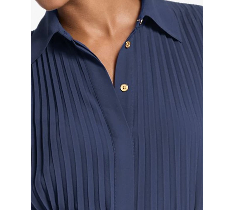 Michael Kors Women's Pleated Shirt Dress