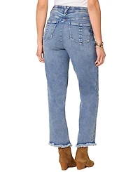 Democracy Petite High Rise Solid Ankle Pants