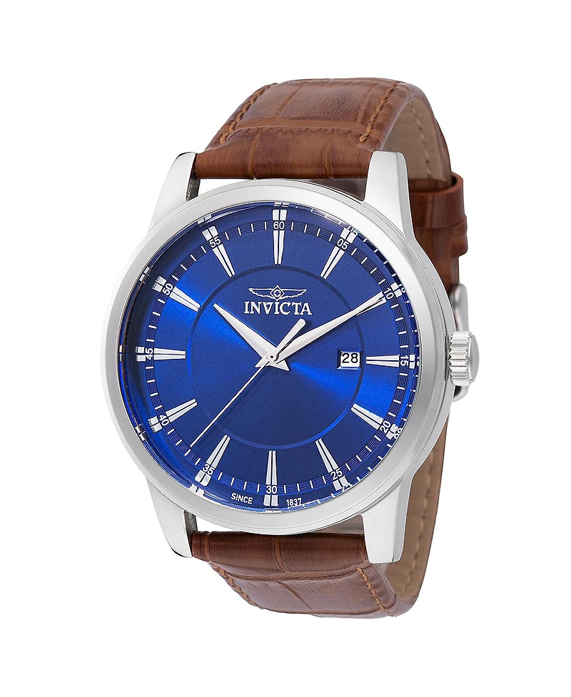 Invicta Men's 47803 Celestial Quartz 3 Hand Blaue Dial Watch