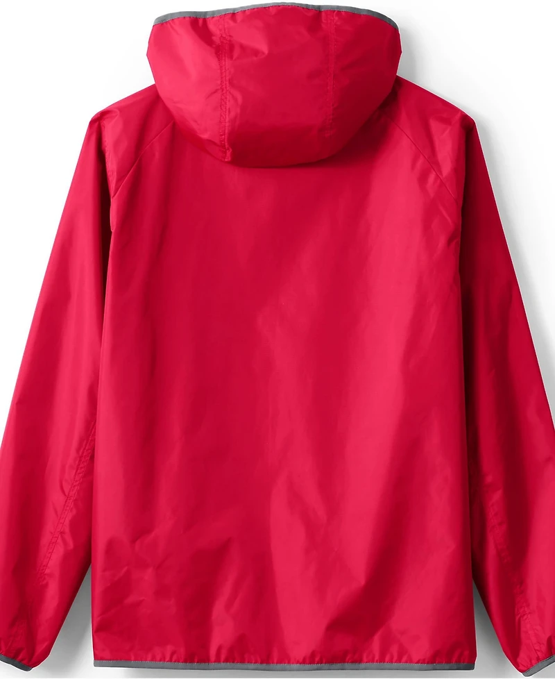 Lands' End Men's Unisex Full Zip Windbreaker Jacket