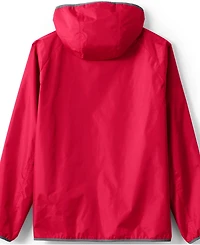 Lands' End Men's Unisex Full Zip Windbreaker Jacket