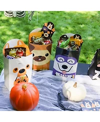Big Dot of Happiness Halloween Pets - Assorted Birthday Party Goodie Boxes