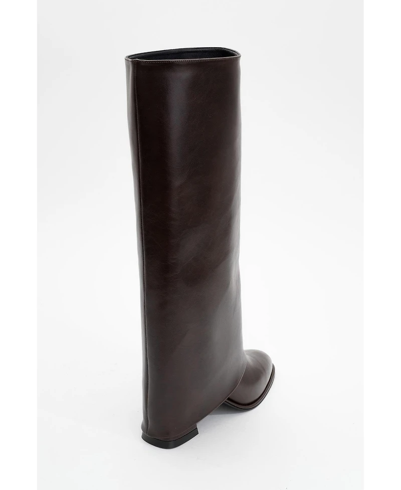 Prologue Shoes Maybe Chunky Heel Boot (Women)