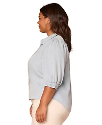Democracy Plus Elbow-Sleeve Top