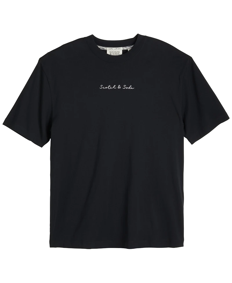 Scotch & Soda Men's Oversized Short Sleeve Graphic T-Shirt