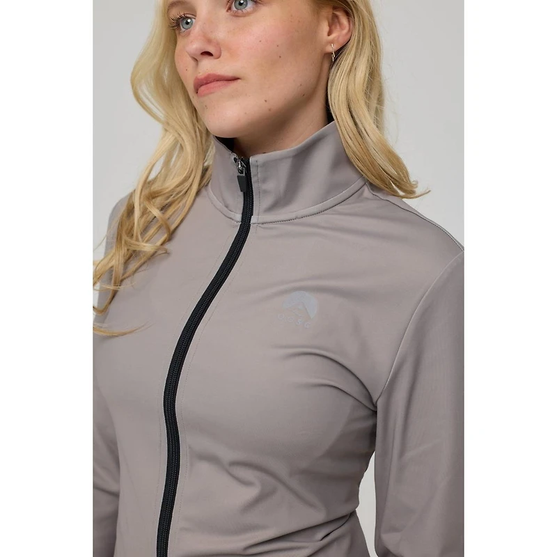 Oosc Infinite Cropped Zipped Jacket - Khaki