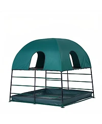JumpKing Climbing Den with Ball Pit – Multi-Level Play Structure for Imaginative & Active Play (Climbing Den Only)