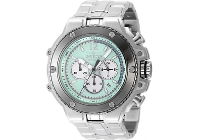 Invicta Men's 48314 Invicta Racing Quartz Chronograph Turquoise, Silver Dial Watch