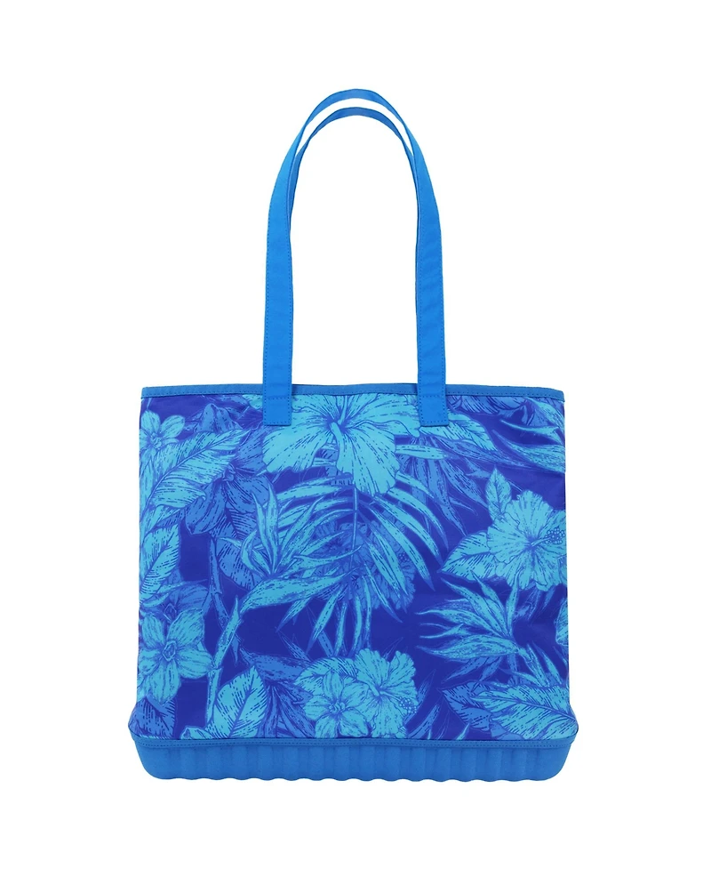 Tommy Bahama Water-Repellent Tote with Pouch – Tropical Floral Print