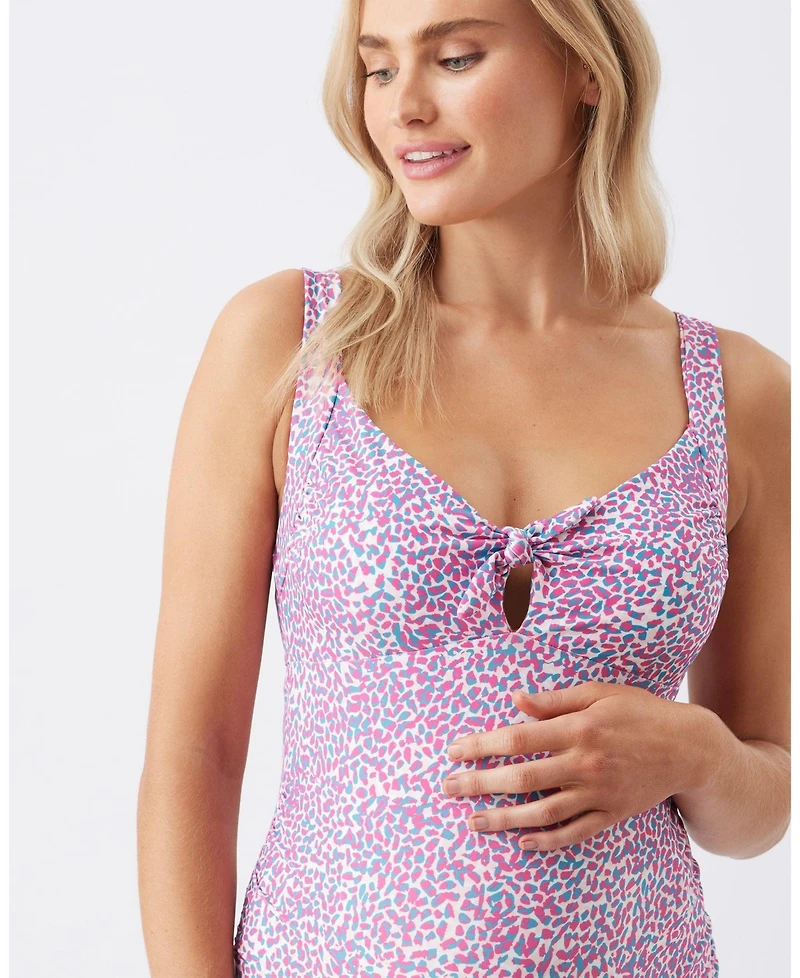 Ripe Maternity Skipper Tie Front One Piece
