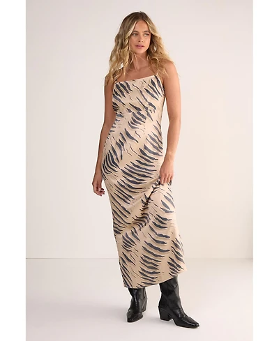 Nasty Gal Women's Cowl Back Strappy Maxi Dress