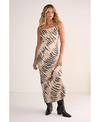 Nasty Gal Women's Cowl Back Strappy Maxi Dress