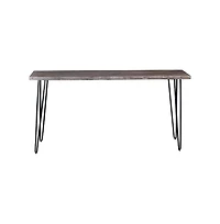 Jofran Nature's Edge Solid Acacia Four Piece 72" Counter Height Dining Set