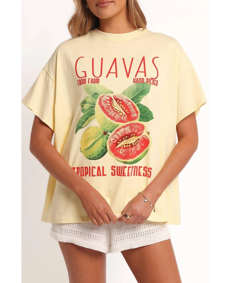 Petal and Pup Women's Guavas Graphic Tee