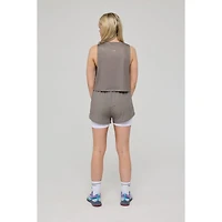 Oosc Women's Elite 2 1 Running Shorts - Khaki