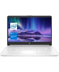 Hp Essential 14" Entry Traditional Laptop Intel Celeron N4500 4GB Ram Intel Uhd Graphics 64GB eMMC Storage Windows 11 Home Hd 60Hz - White