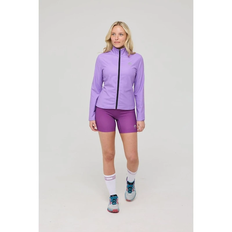 Oosc Infinite Cropped Zipped Jacket - Purple