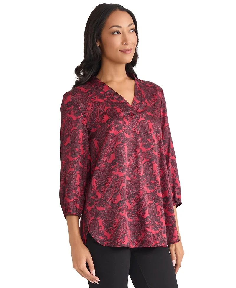 Jones New York Women's V-Neck Top