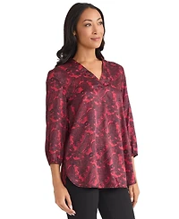 Jones New York Women's V-Neck Top