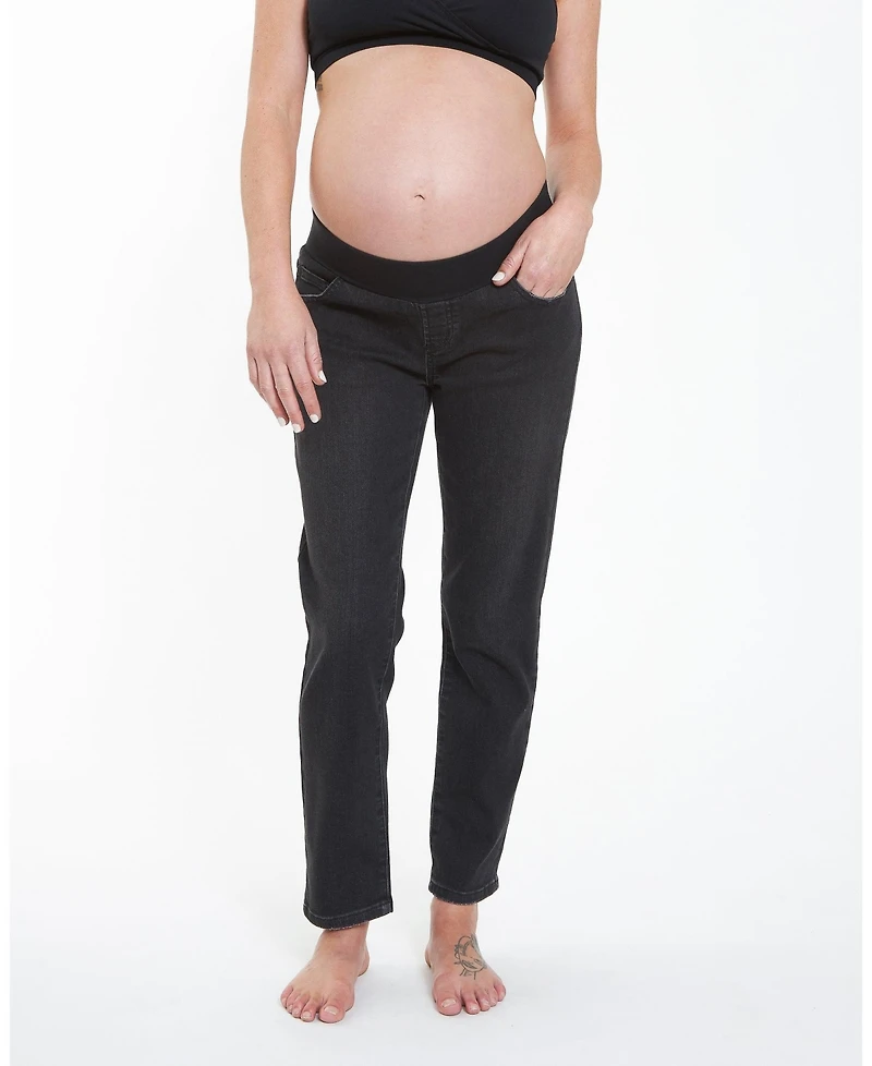 Ripe Maternity Jamie Girlfriend Jean Black for Women
