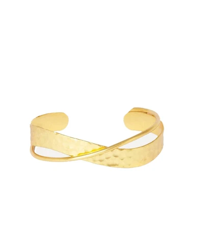 Ottoman Hands Evenness Hammered Bangle Bracelet