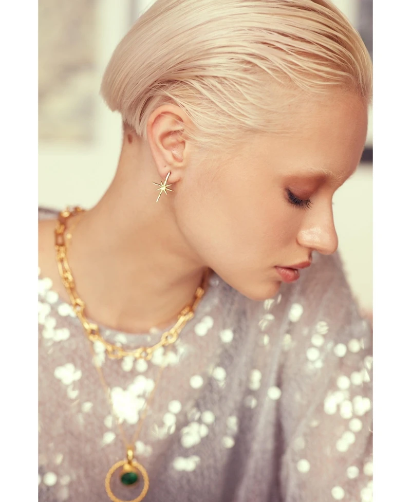 Ottoman Hands Northern Star Stud Earrings