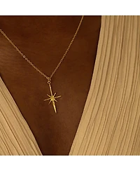 Ottoman Hands Gold Northern Star Necklace