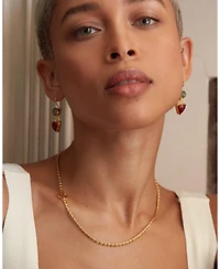 Ottoman Hands Thea Snake Chain Necklace with T-Bar