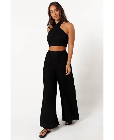 Petal and Pup Women's Mary Pant Set - Black