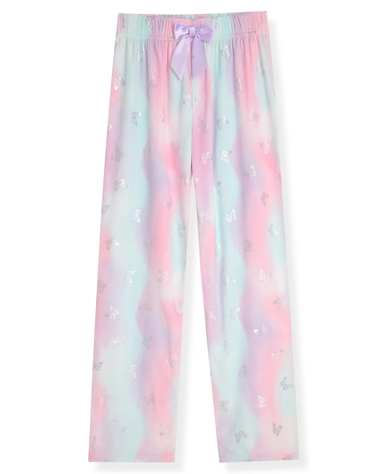 Max & Olivia Little and Big Girls 3-Piece Coat, Pants Scrunchie Pajama Set