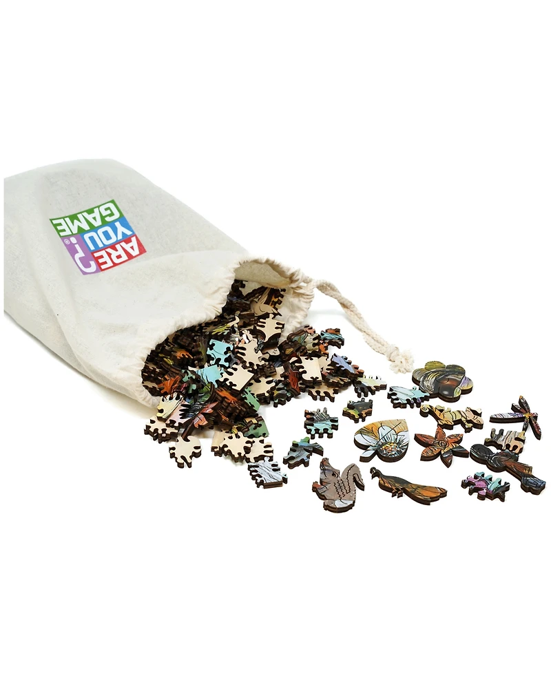 AreYouGame.com Wooden Jigsaw Puzzle It's A Jungle Out There, 599 Pieces
