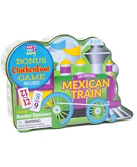 AreYouGame.com The Original Mexican Train Featuring Number Dominoes Bonus Chickenfoot Game Included