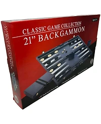 John N. Hansen Co. Classic Game Collection 21" Backgammon Set