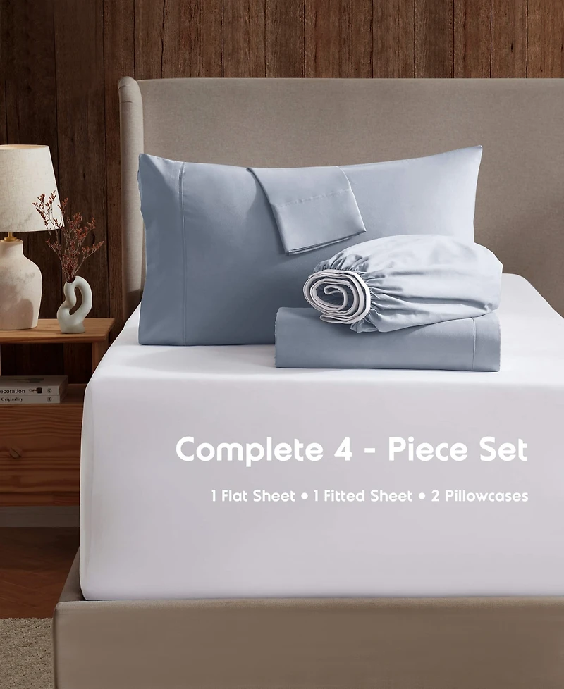 Nestl Premier Collection Deep Pocket 4 Piece Sheet Set