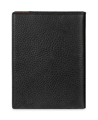 Cole Haan Men's Rfid Two-Tone Pebbled Magnetic Passport Wallet