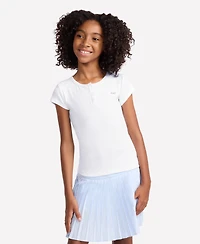 abercrombie kids Little and Big Girls Essential Henley T-Shirt