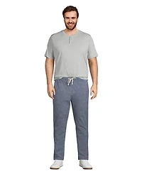 Lands' End Big & Tall Short Sleeve Super-t Henley