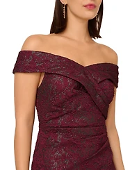 Adrianna Papell Women's Off-Shoulder Dress