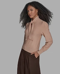 Bcbg Women's Collared Pull-on Sweater