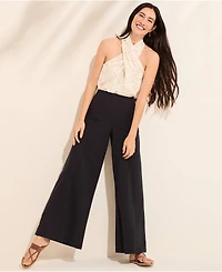 Lands' End Women's Starfish High Rise Palazzo Pants