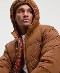 Mode of One Men's Reversible Hooded Puffer Jacket, Macy's Exclusive